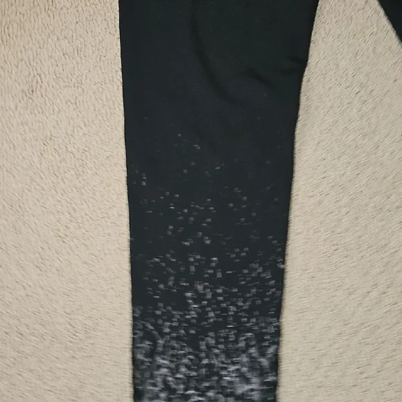 Z By Zobha Black Women's Paterned Leggings - Picture 10 of 10